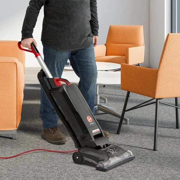 Hoover Ch54100V 14 Task Vac 2 Commercial Bagged Upright Vacuum Cleaner With Hepa Filtration