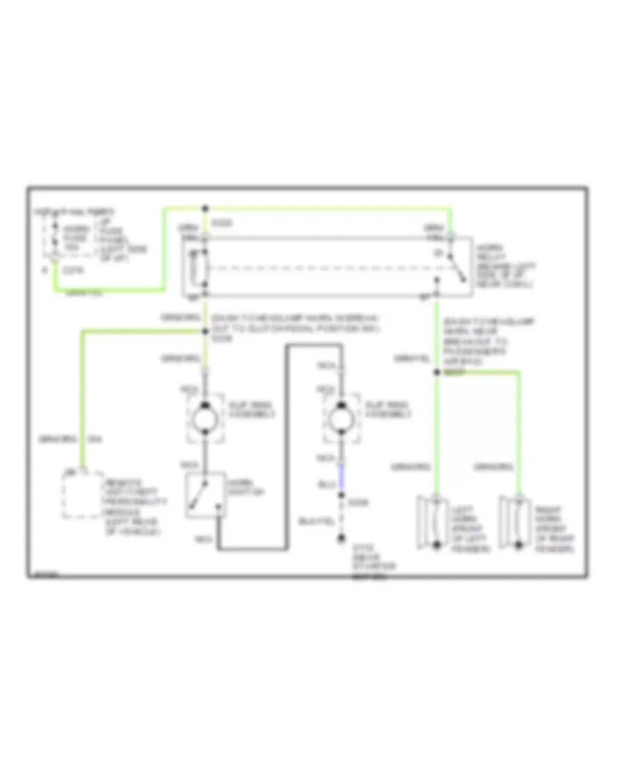 Horn Ford Escort 1997 System Wiring Diagrams Wiring Diagrams For Cars