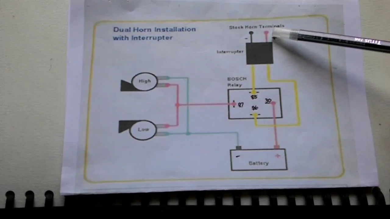 Horn Relay Diagram