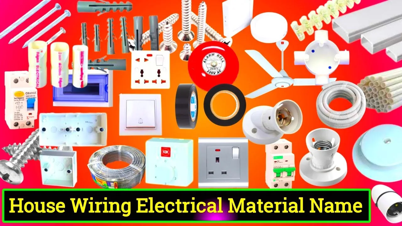 House Wiring Materials House Wiring Materials Name With Pict