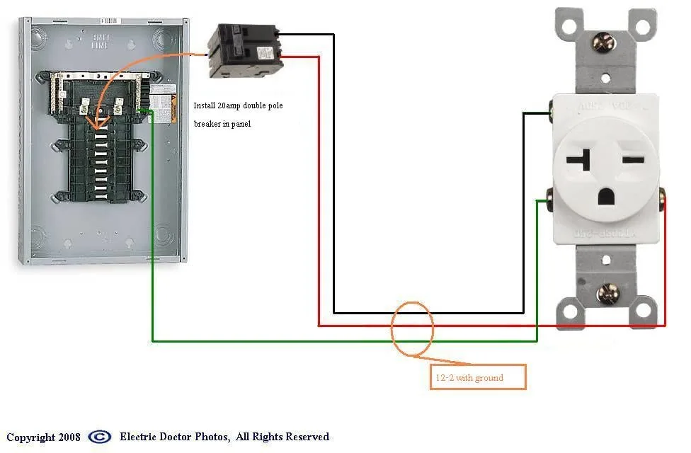 How Connect 230 Volt Wiring Diagrams 3 Clem Compressor Wirin