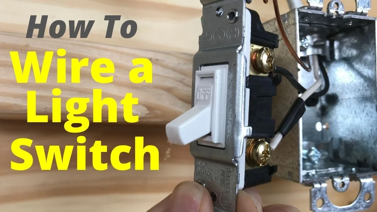 How Do I Wire A Single Pole Light Switch Wiring Diagram Ligh