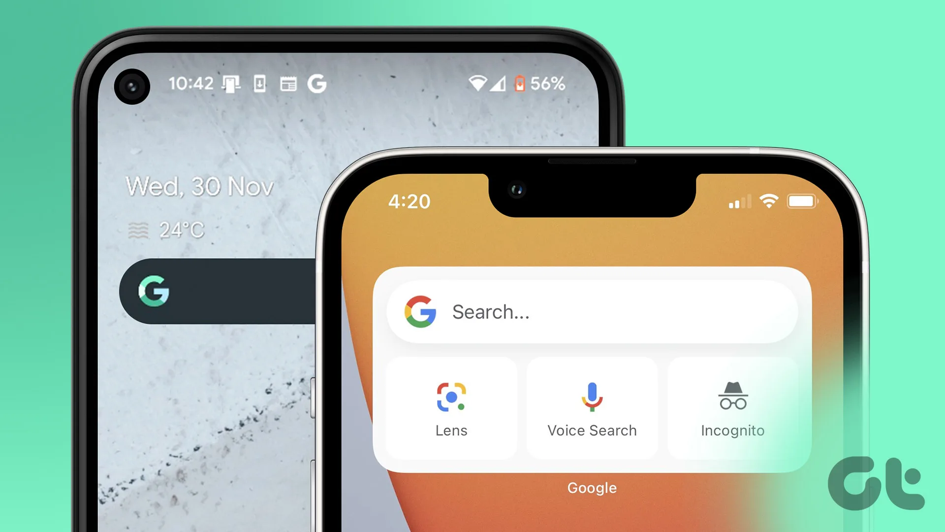 How To Add Google Search Bar To Home Screen On Android And Iphone Guiding Tech