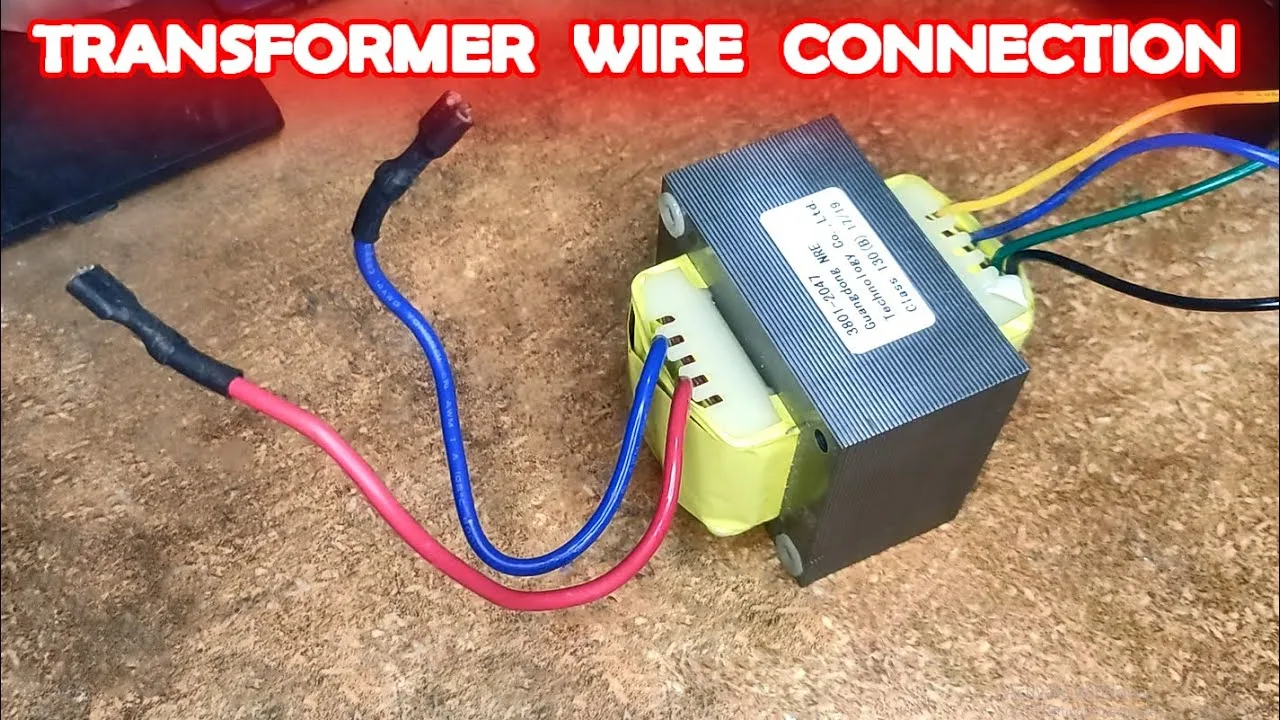 How To Check Ups Transformer Wire Connection Old Ups 4 Wire Transformer Ac Wire Find Out