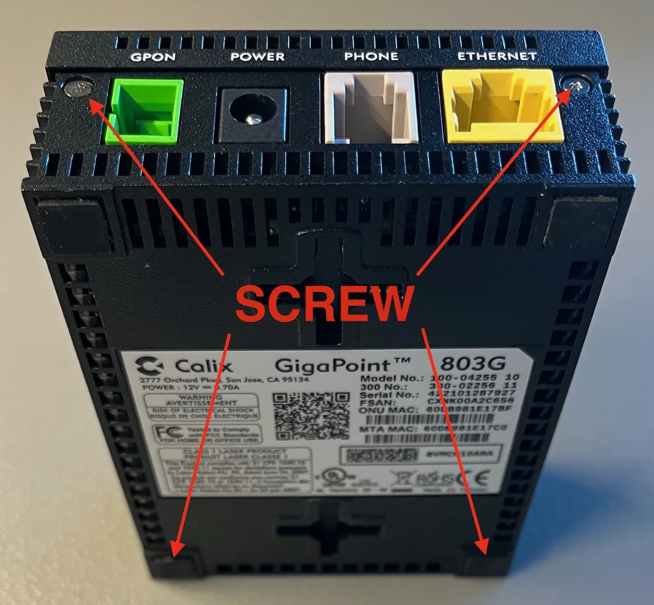 How To Clone Your Calix Gpon Ont Optical Network Terminal