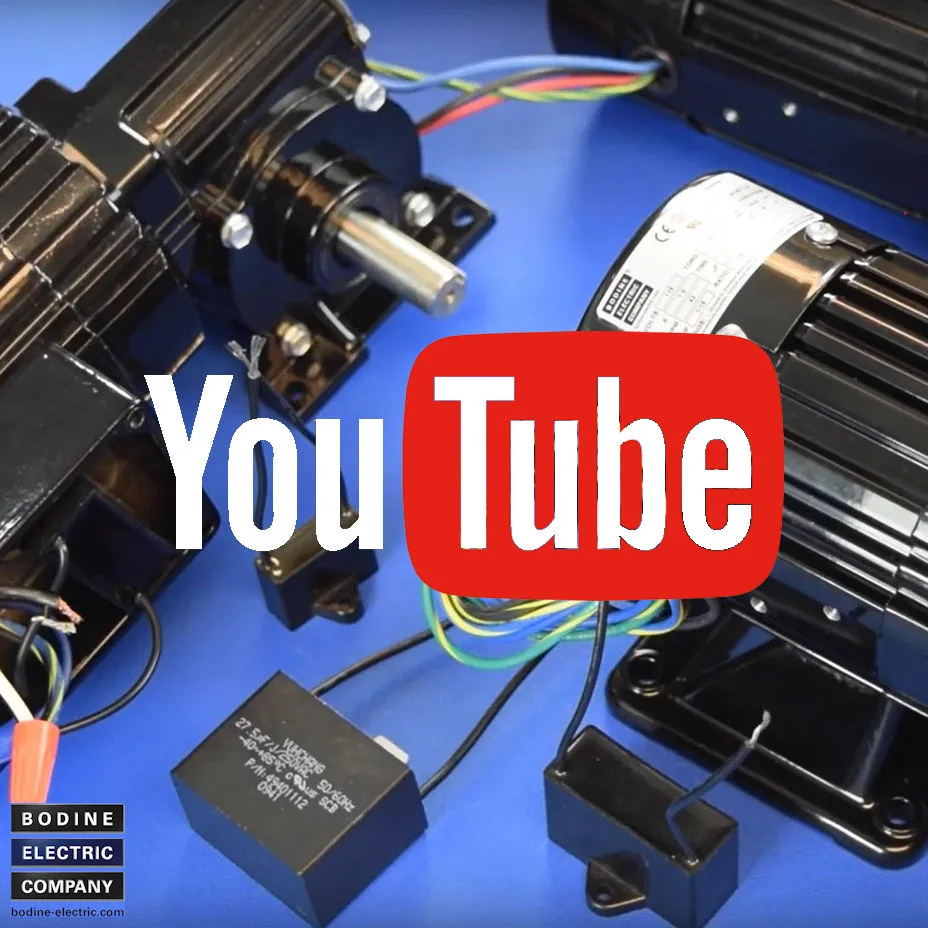 How To Connect A Run Capacitor To A Ac 4 Wire Reversible Psc Gearmotor Or Motor Bodine