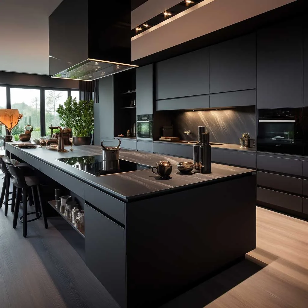 How To Design A Modern Luxury Black Kitchen Artfasad