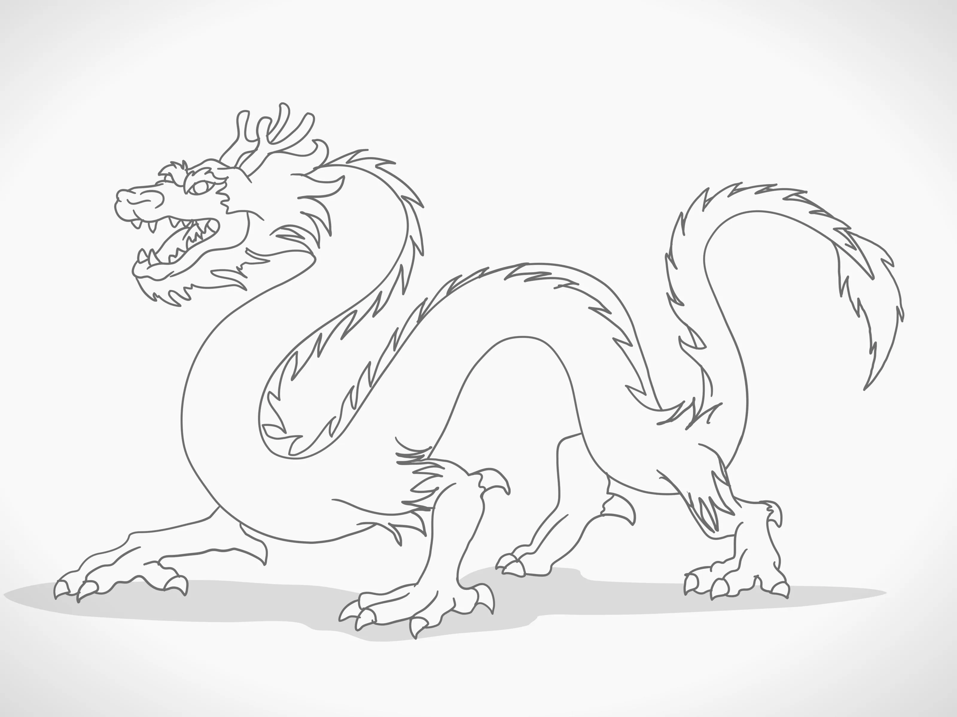 How To Draw A Dragon With Pictures Wikihow