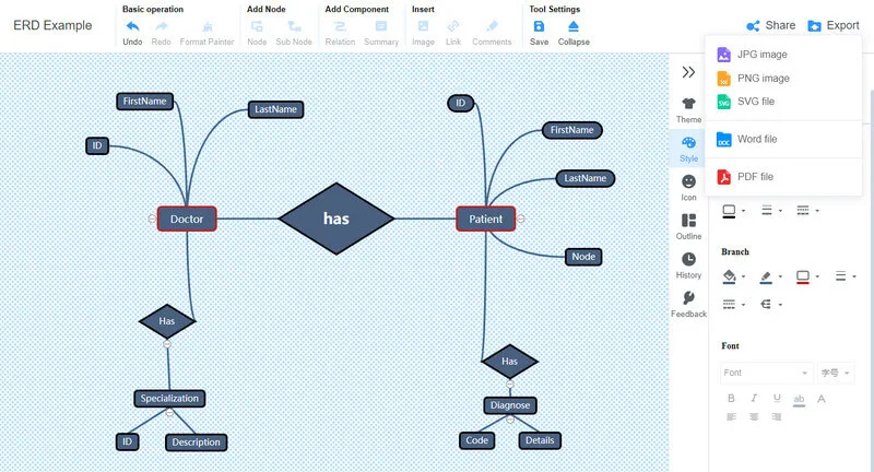 How To Draw An Er Diagram In Visio Step By Step Walkthrough