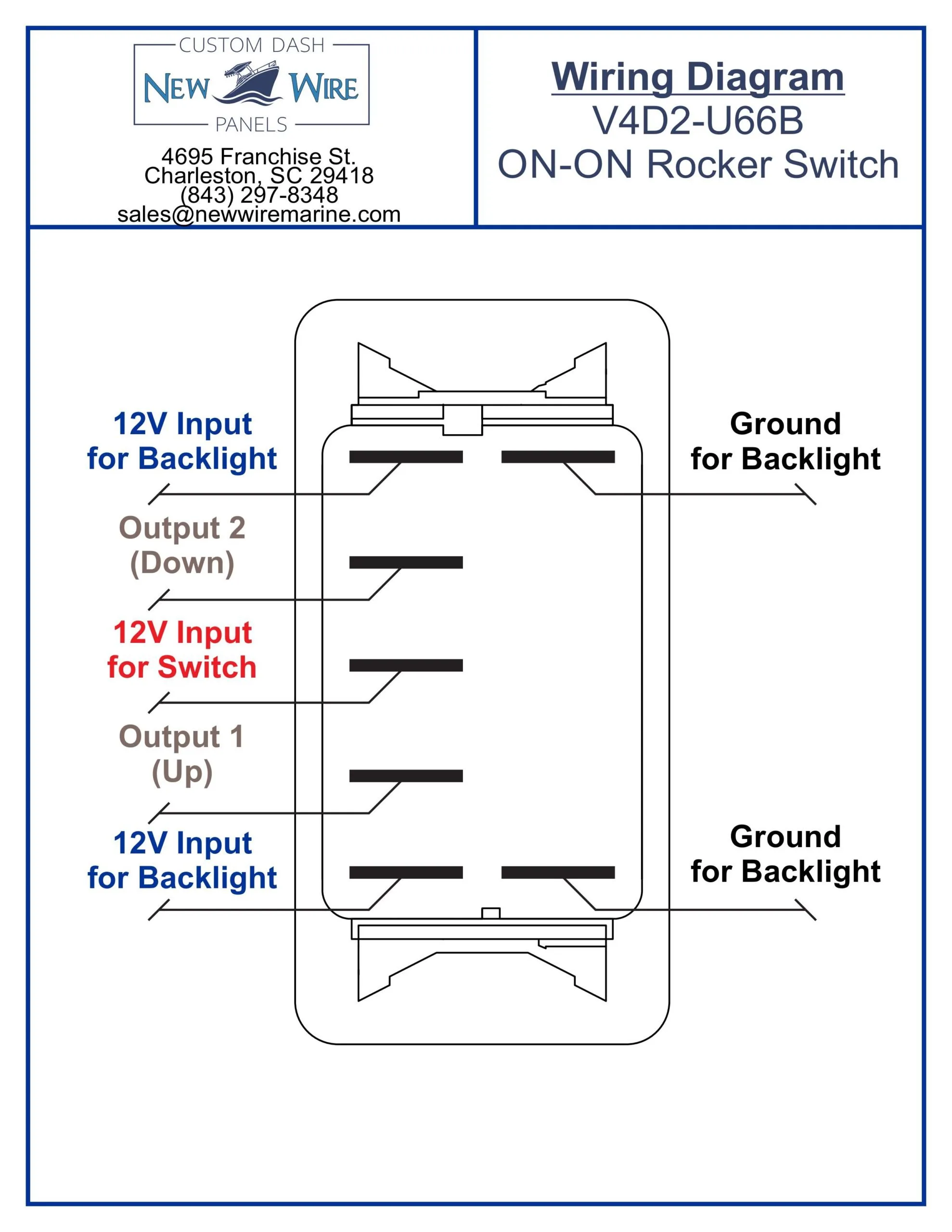 How To Find The Wiring Diagram For A Rocker Switch 12 Pit B