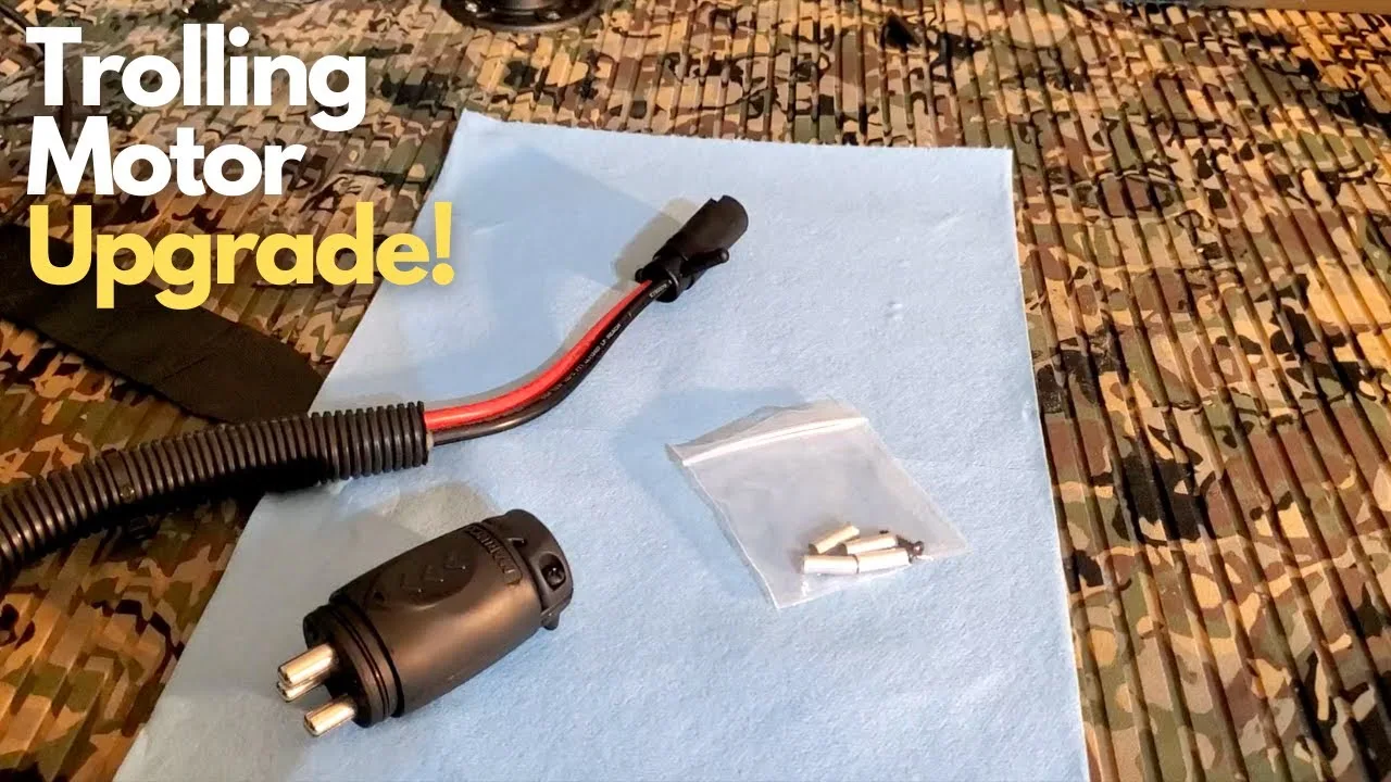 How To Install Upgrade Minn Kota Trolling Motor Plug On Jon Boat Wiring Tips Marinco 70Amp