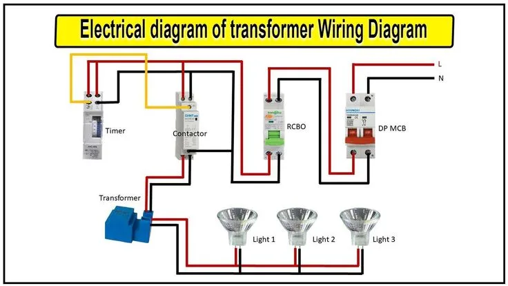 How To Make Electrical Diagram Of Transformer Wiring