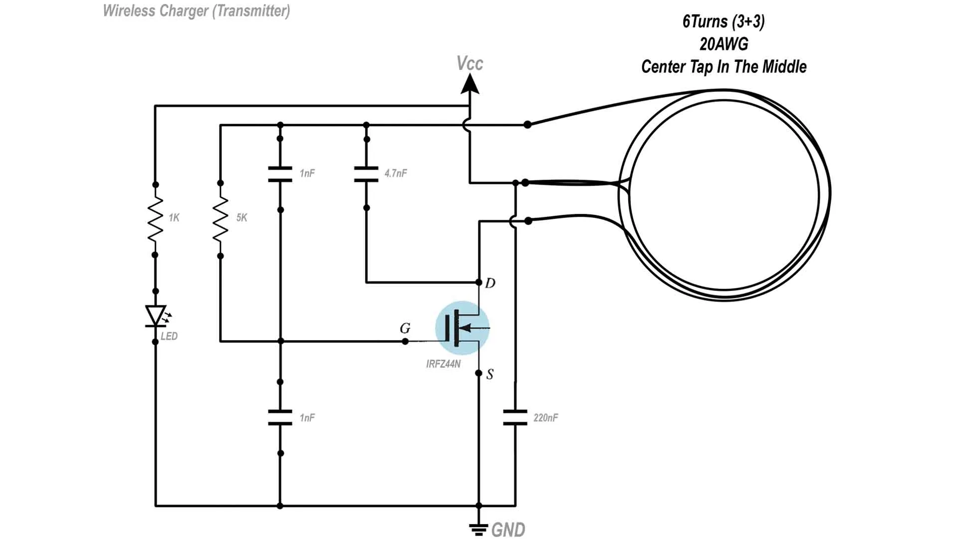How To Make Wireless Mobile Charger Circuit Diagram Wireless