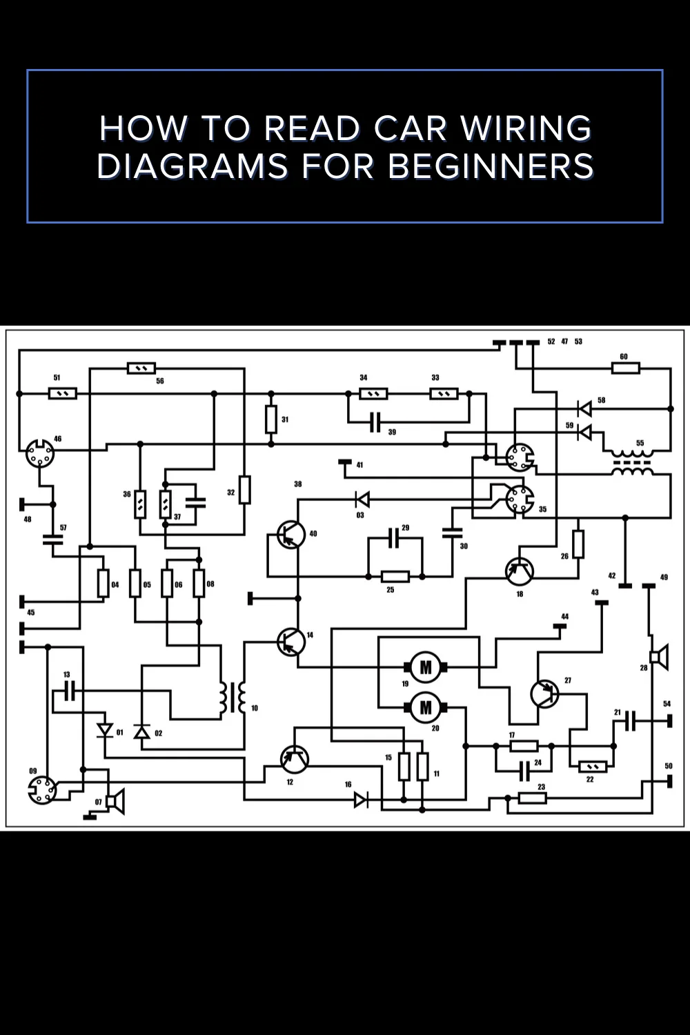 How To Read Car Wiring Diagrams For Beginners Electrical Wiring Diagram Diagram Automotive