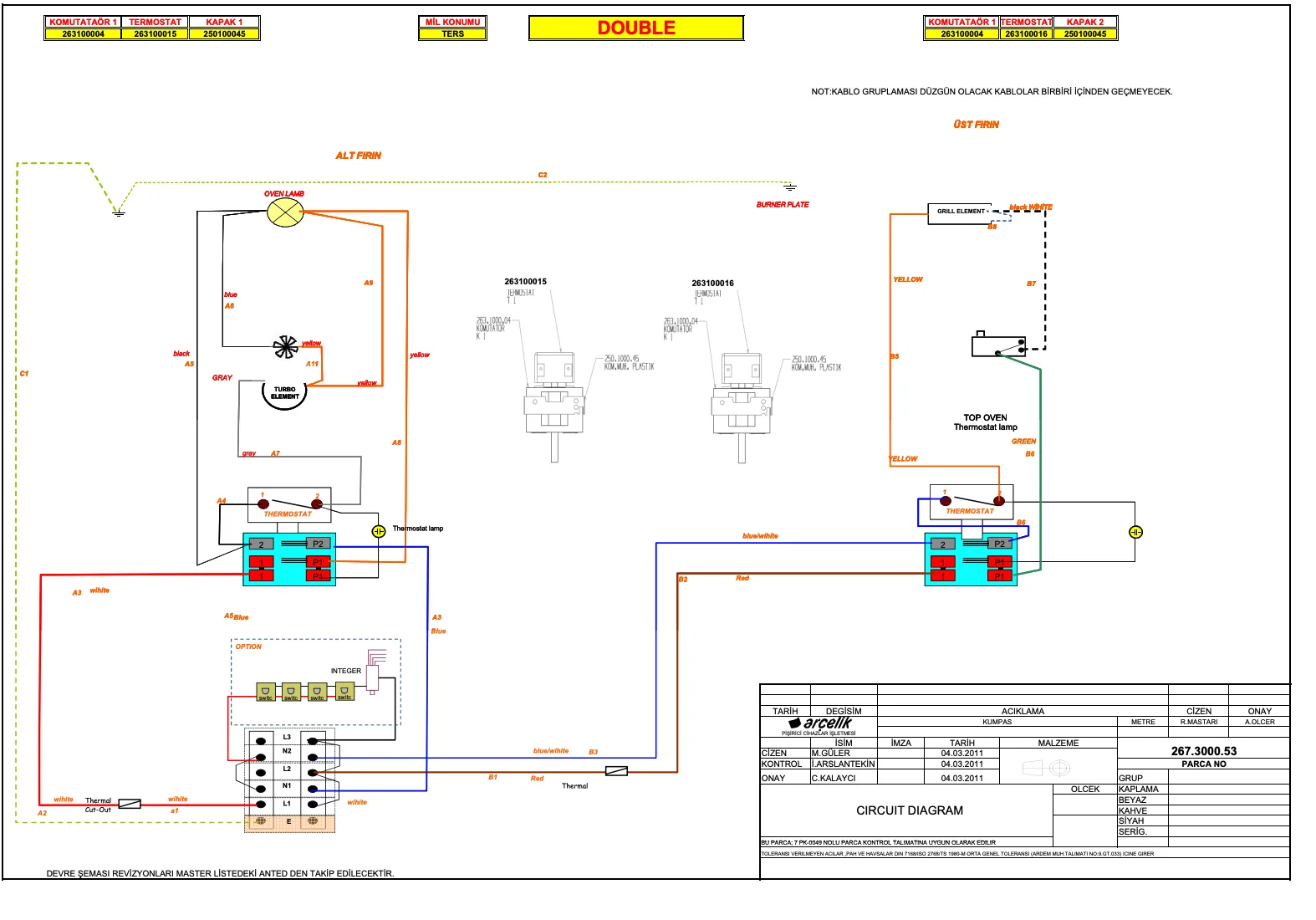 How To Repair Beko Ktc611K Oven Not Heating Need Wiring Diagram And Exploded Views Of The Parts