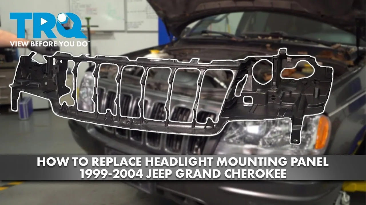 How To Replace Headlight Mounting Panel 1999 2004 Jeep Grand Cherokee 1A Auto
