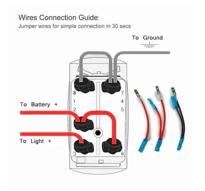 How To Wire 6 Pin Rocker Switch Rocker Illuminated Lighted