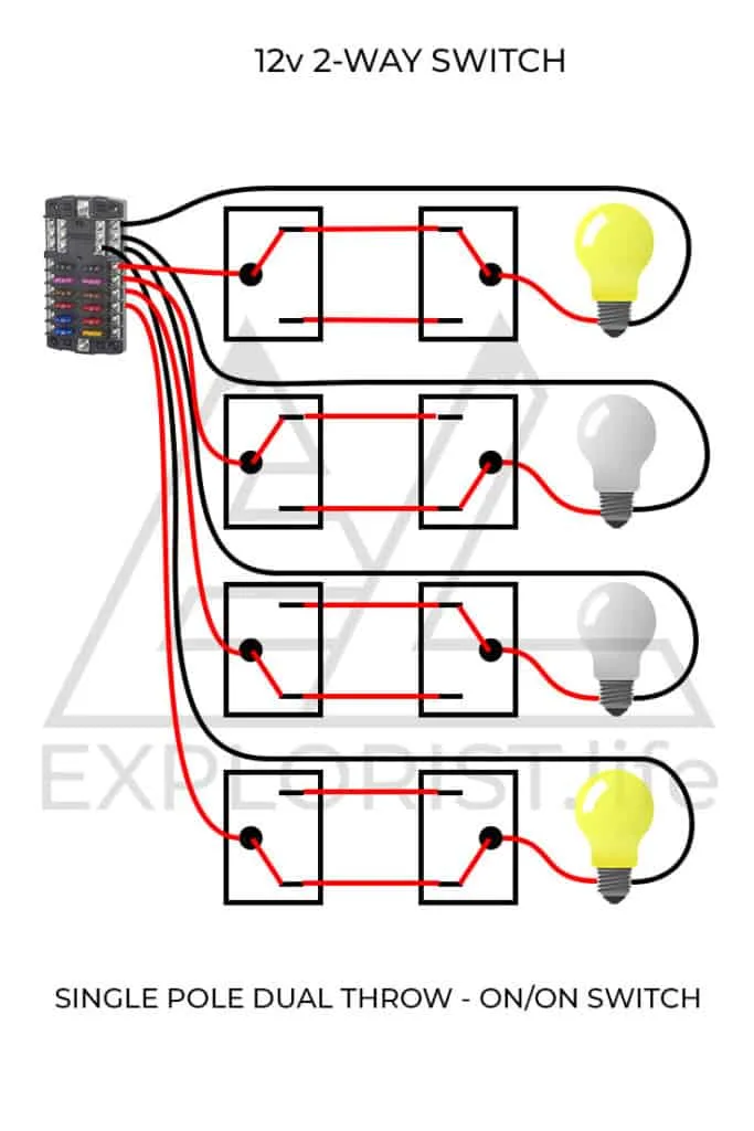 How To Wire A 12V Light Switch