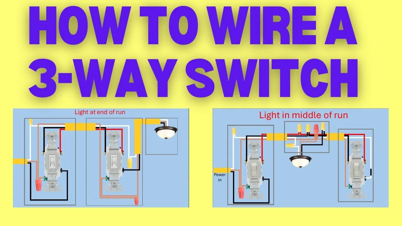 How To Wire A 3 Way Switch Diagram