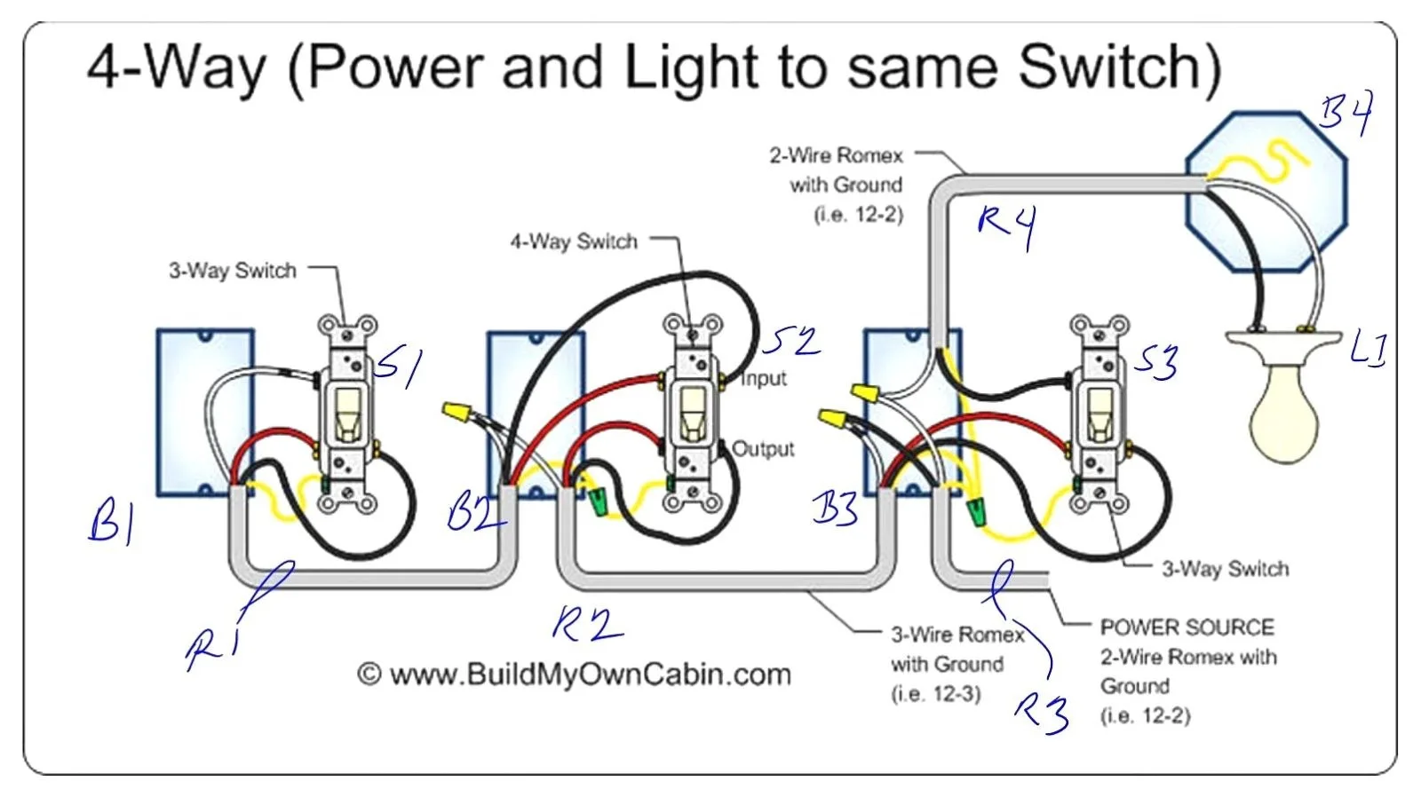 How To Wire A 4 Way Dimmer