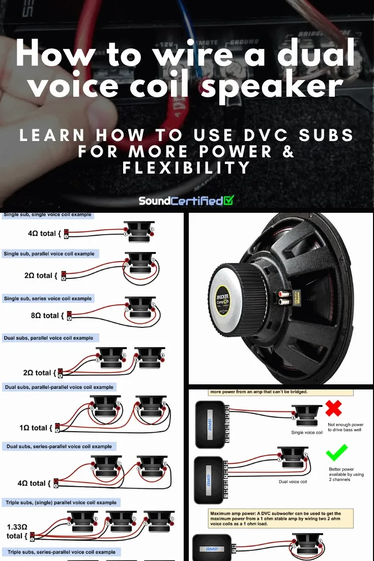 How To Wire A Dual Voice Coil Speaker Subwoofer Wiring Diagrams Subwoofer Wiring Car Audio