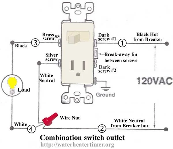 How To Wire A Light Switch And Plug Together