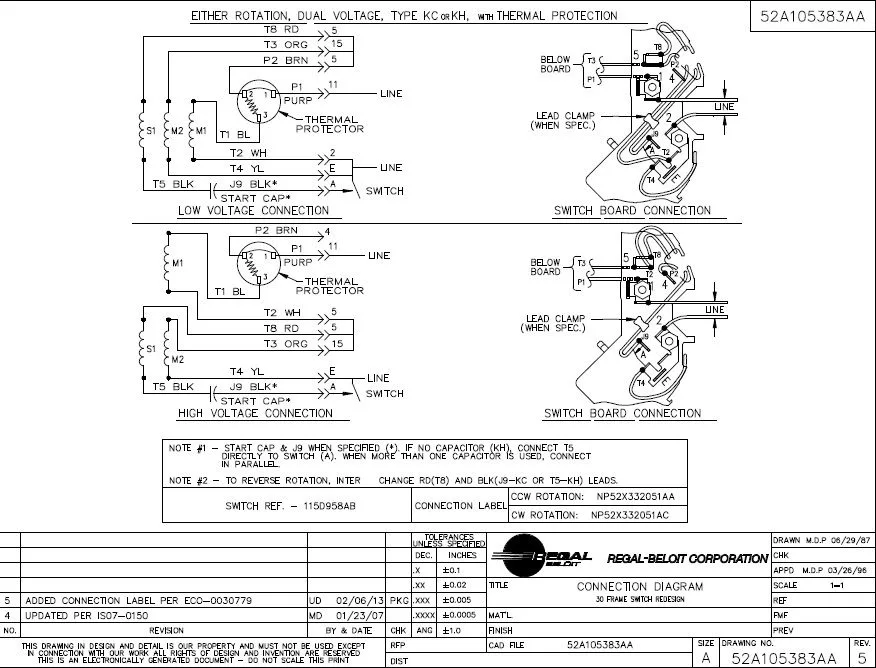How To Wire A Marathon Electric Motor