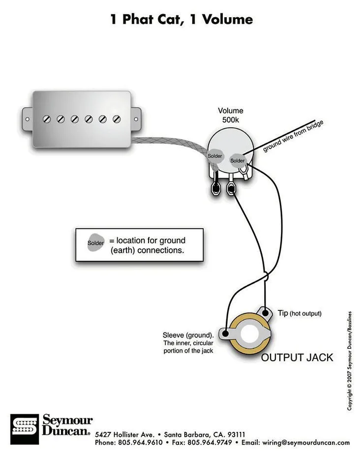 How To Wire A Single Pickup Guitar