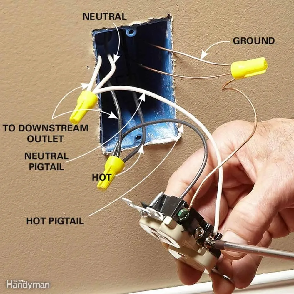 How To Wire A Switch To A Light And An Outlet