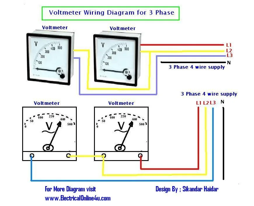 How To Wire A Volt Meter