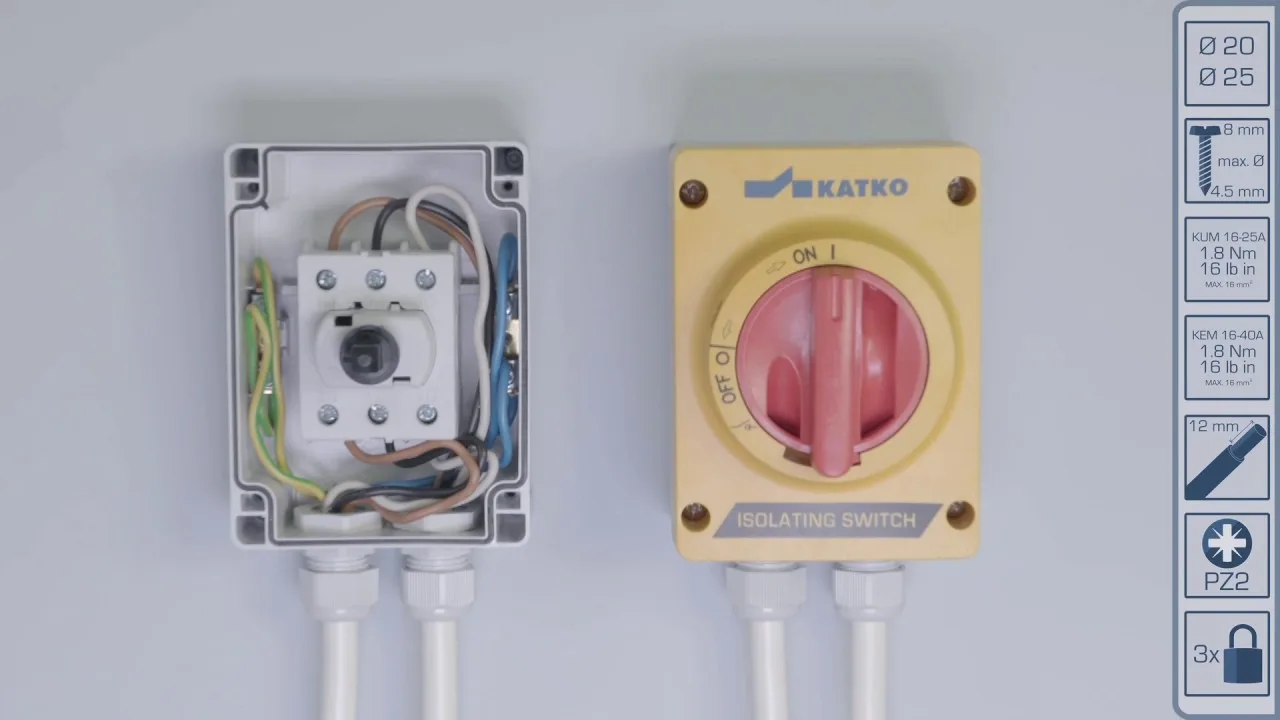 How To Wire An Isolator Switch Wiring Diagram 4 Pole Isolato