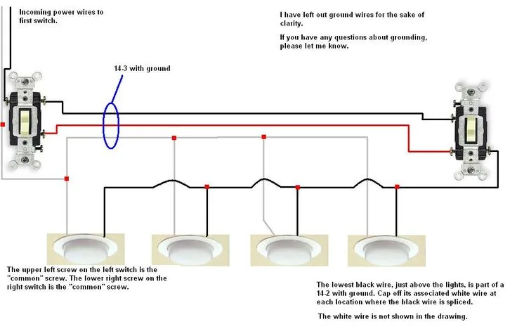 How To Wire Two Switches In Series 3 Way Switch Wiring Basic Electrical Wiring Three Way