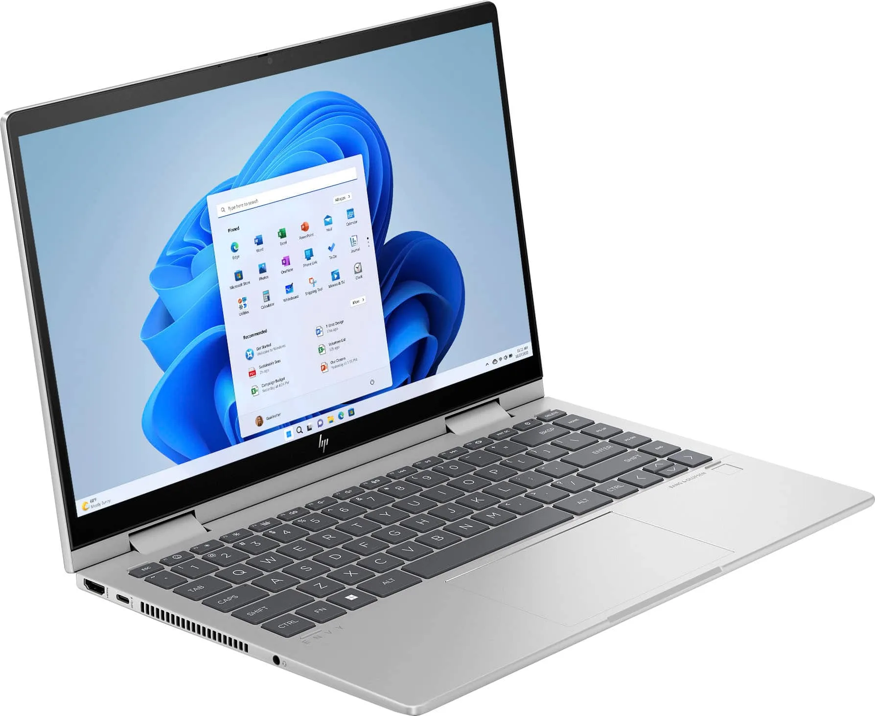 Hp Envy 2 In 1 14 Full Hd Touch Screen Laptop Intel Core I5 8Gb Memory 512Gb Ssd Natural