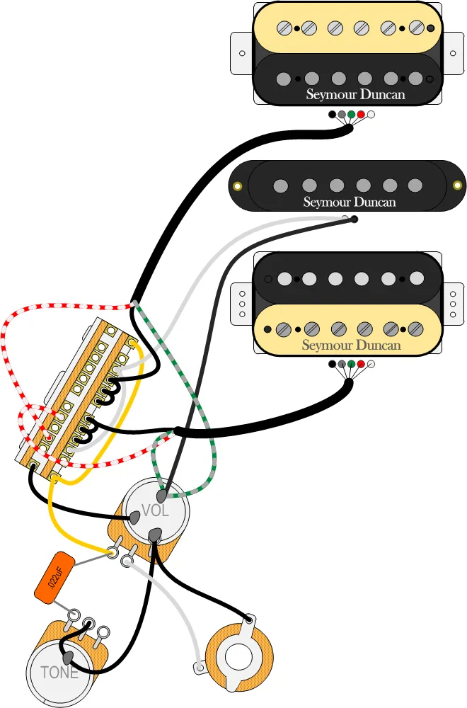 Hss Pickup Wiring Diagram