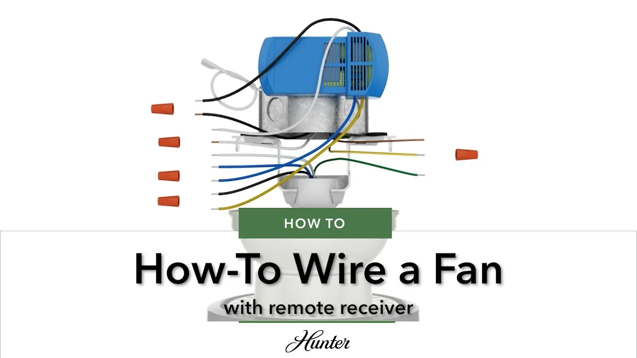 Hunter Ceiling Fan Remote Wiring Instructions