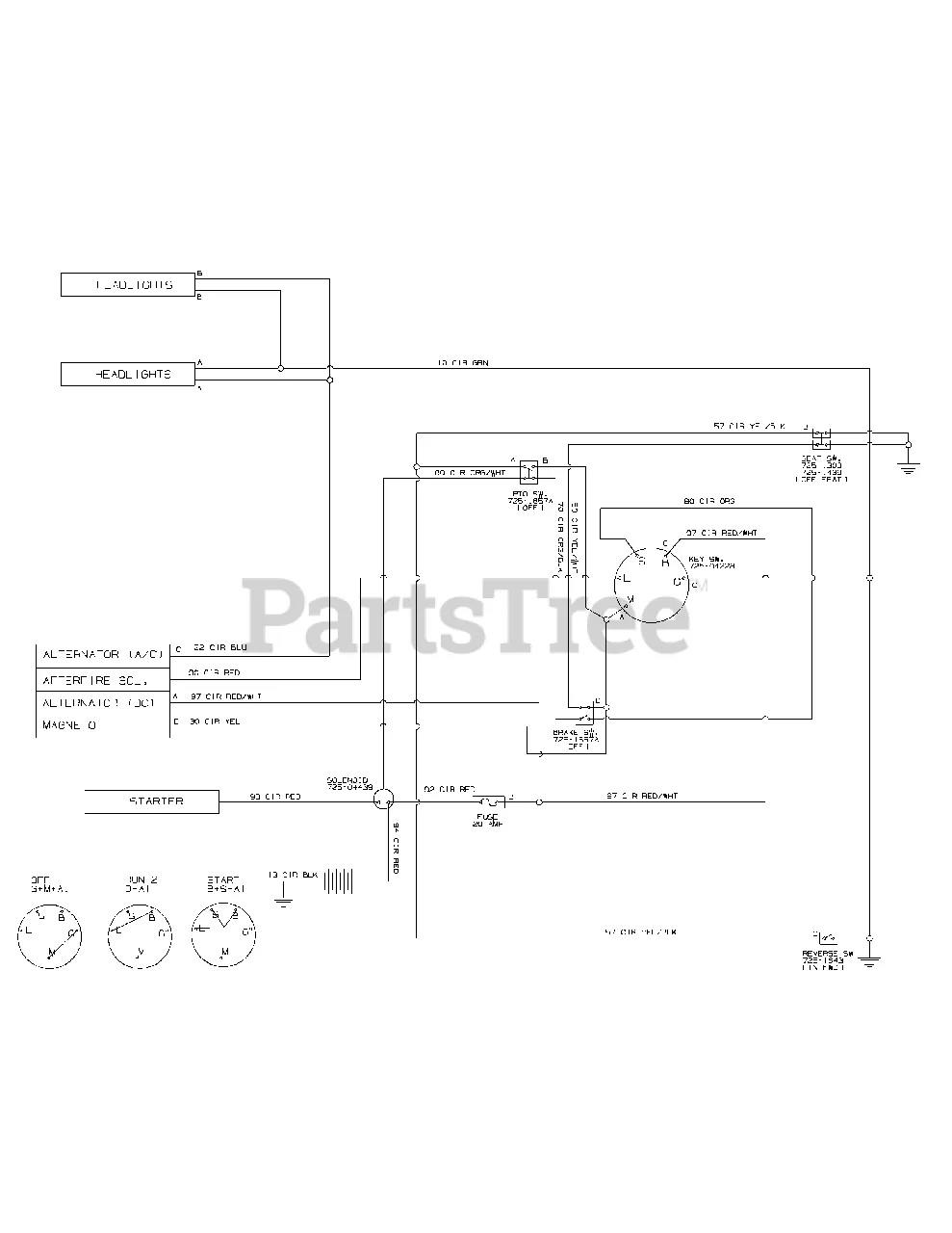Huskee Riding Lawn Mower Wiring Diagram Wiring Diagram