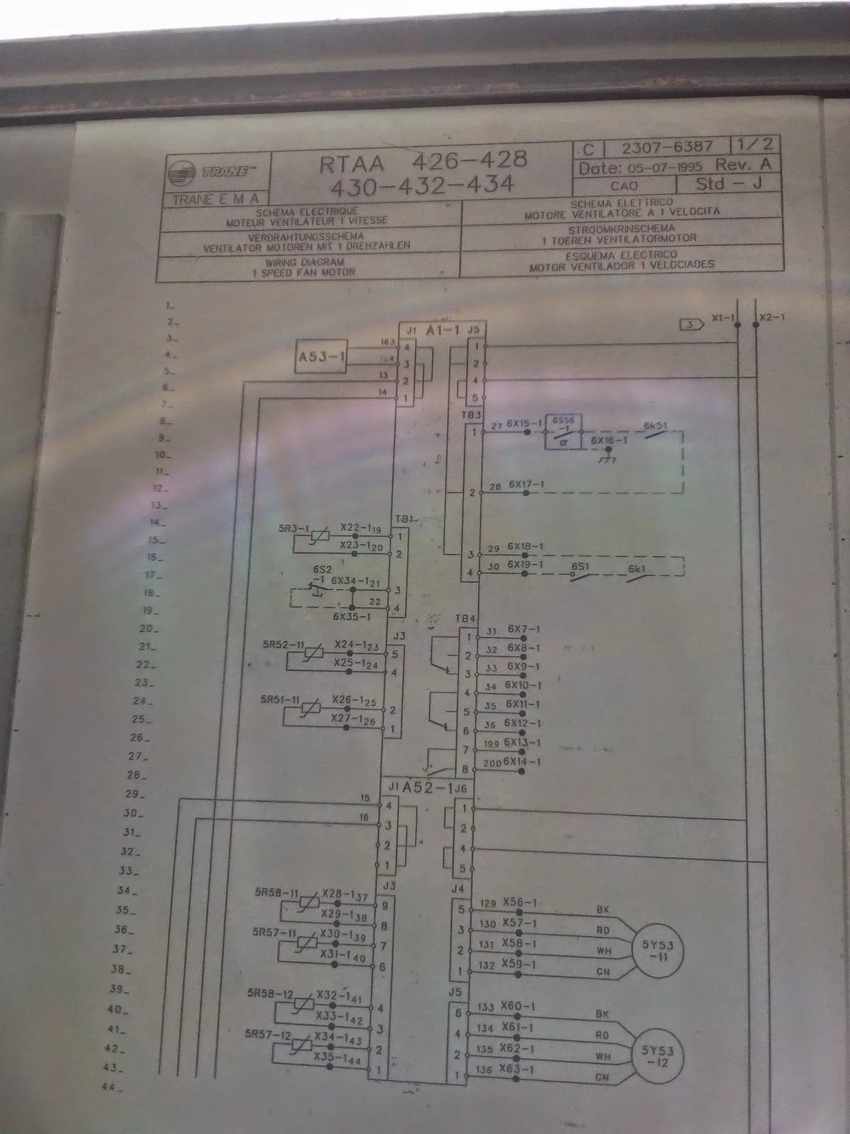 Hvac Chillers Heatpump Trane Chiller Air Cooled Control Wiring Diagram Rtaa Series Trane