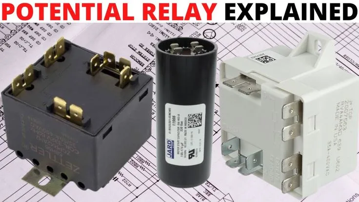 Hvac Potential Relay Explained Potential Relay Wiring Diagram 521 Relay Sequence Of Operation