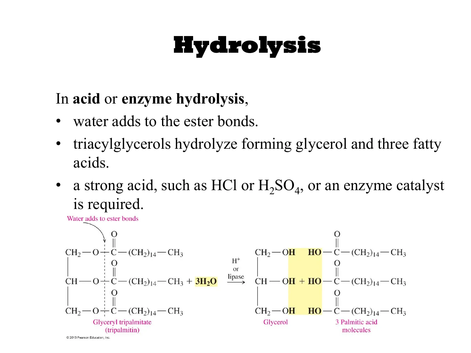 Hydrolysis Reaction Diagram