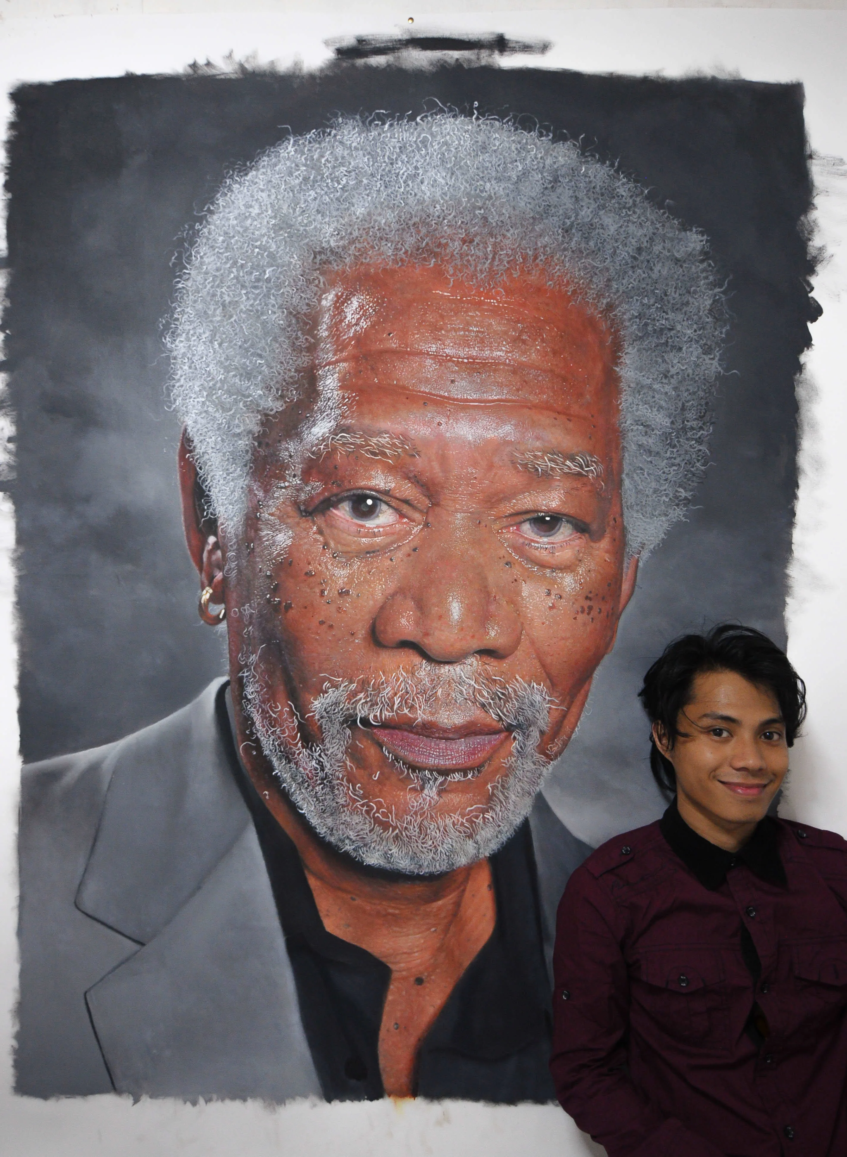 Hyper Realistic Acrylic Painting
