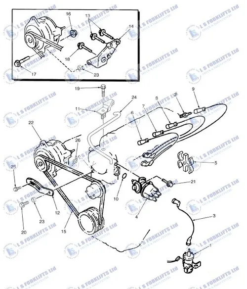 Hyster Ignition Coil Wire Ls6912 Lsfork Lifts