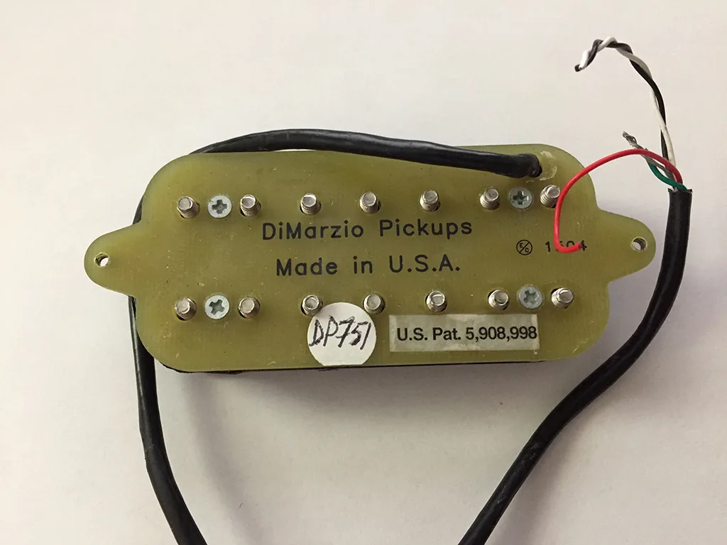 I Ve Got The World S Only 7 String Dimarzio Paf Pro Jemsite