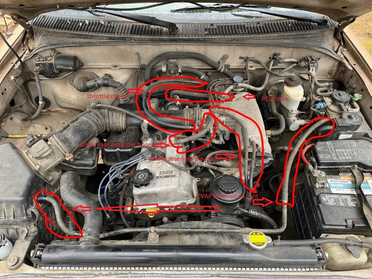 Identifying Different Hoses And Related Questions Tacoma World