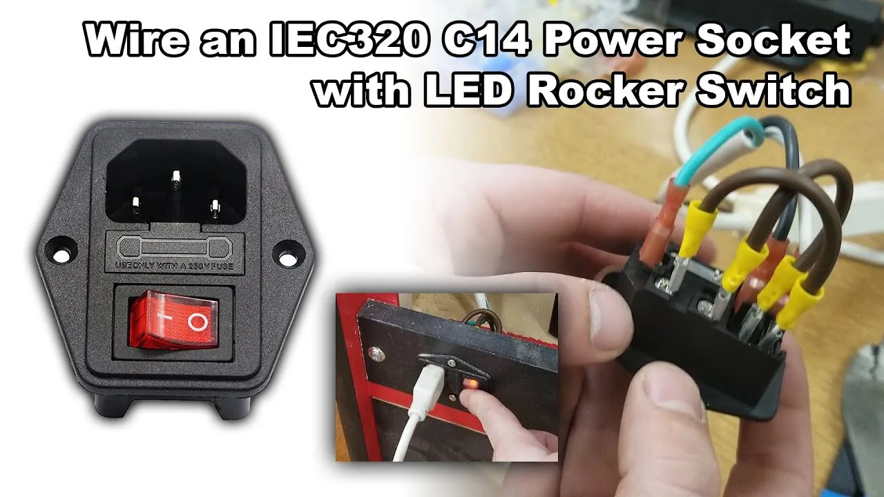 Iec Socket With Switch Wiring Diagram Electrical Iec Con