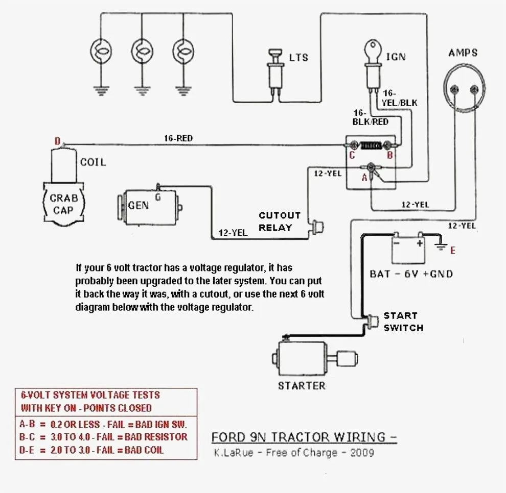 Ignition Coil Wiring Diagram Ford 8N Tractor