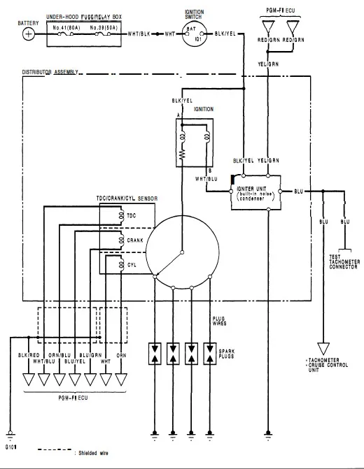 Ignition Switch Schematic Diagram