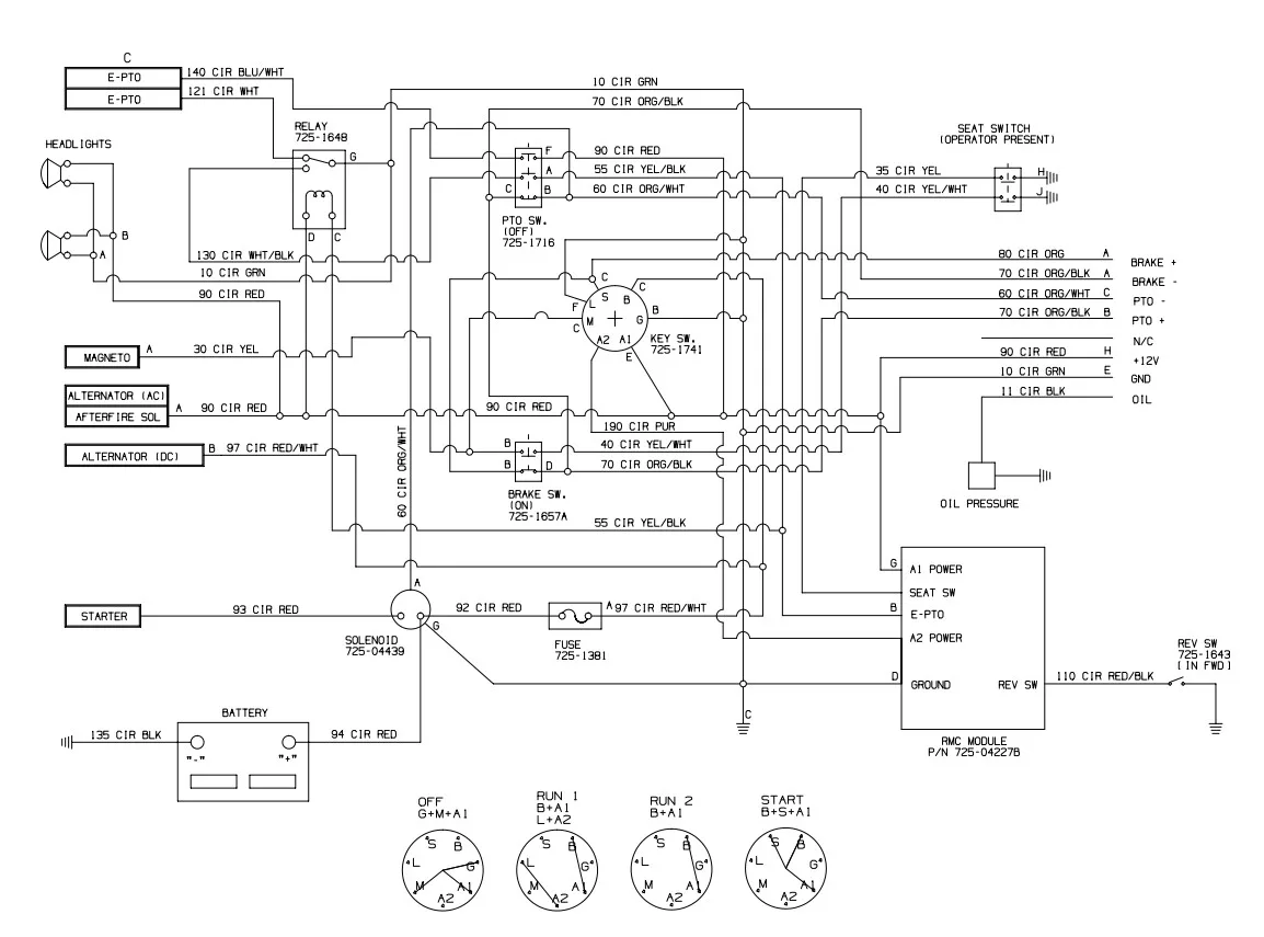 Ignition Switch Wiring Diagram Cub Cadet Wiring Diagram