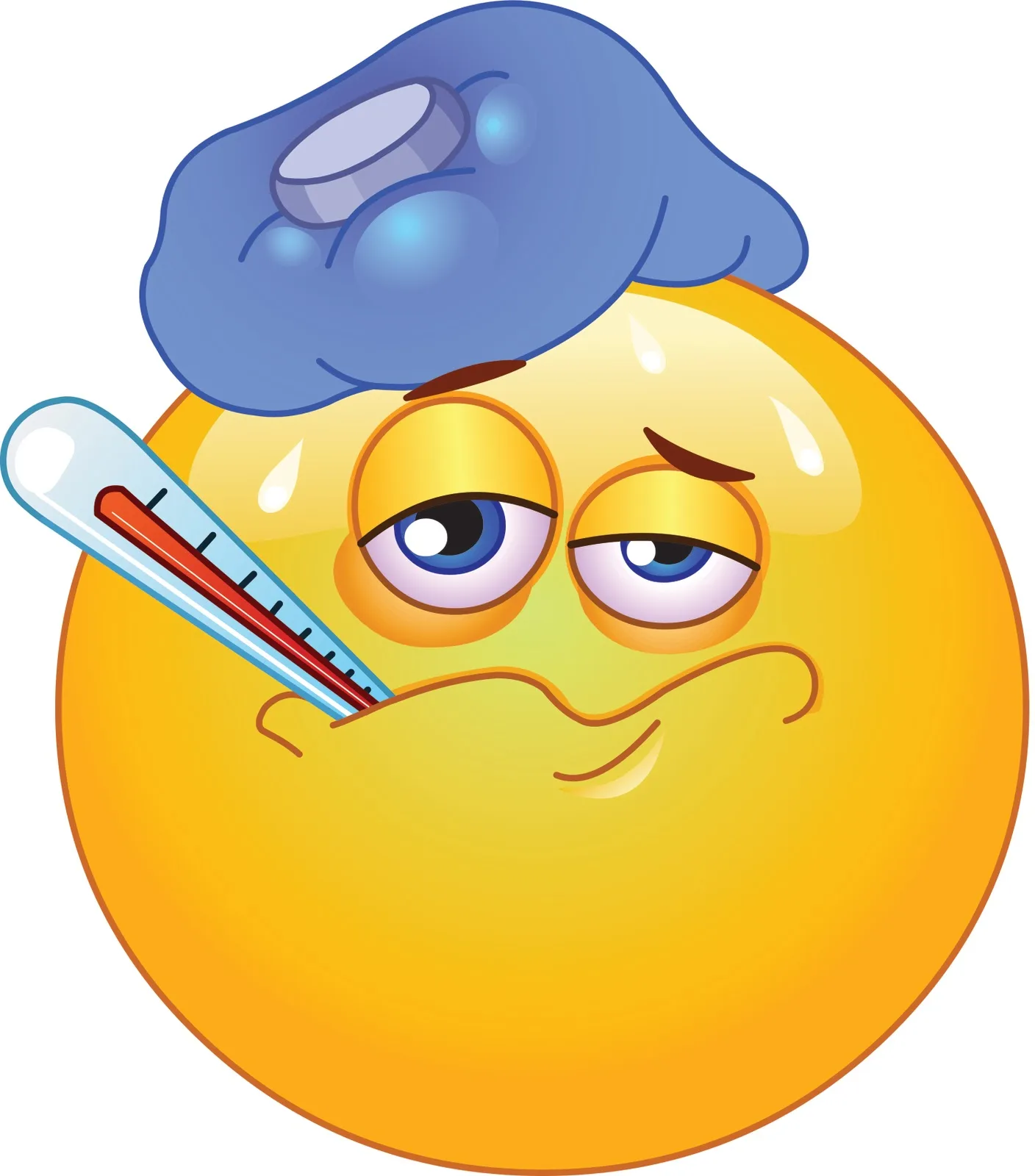 Ill Person Sick Emoticons Sick Smileys And Emojis Jpg Clipartix