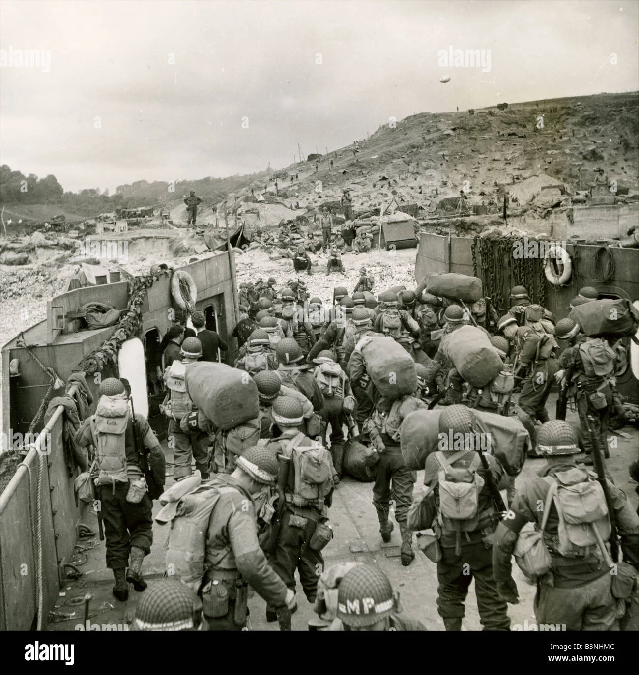 Image De Plage Omaha Beach On D Day In 1944