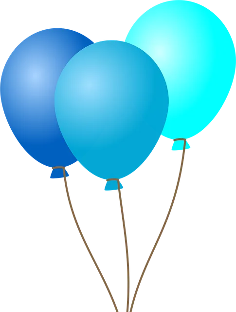 Imagem Vetorial Gratis Festa De Aniversário Balões Blue Imagem Gratis No Pixabay 295401
